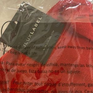 Jluxlabel red multi-way wrap dress